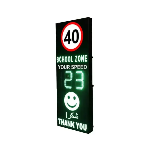 High Quality LED Solar Speed radar Sign Traffic Detector Doppler Sensors Led Limited Signs