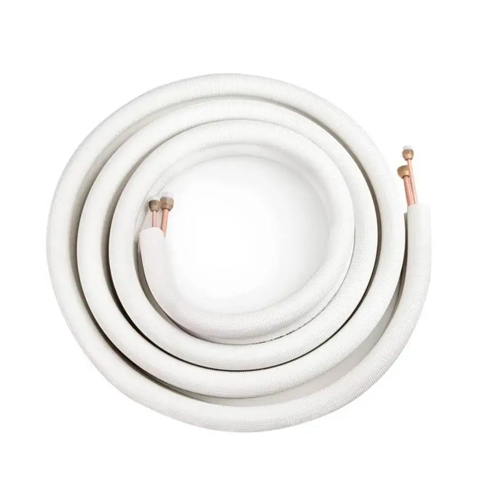 Медная катушка, толстая настенная медная линия, изолированная медная трубка