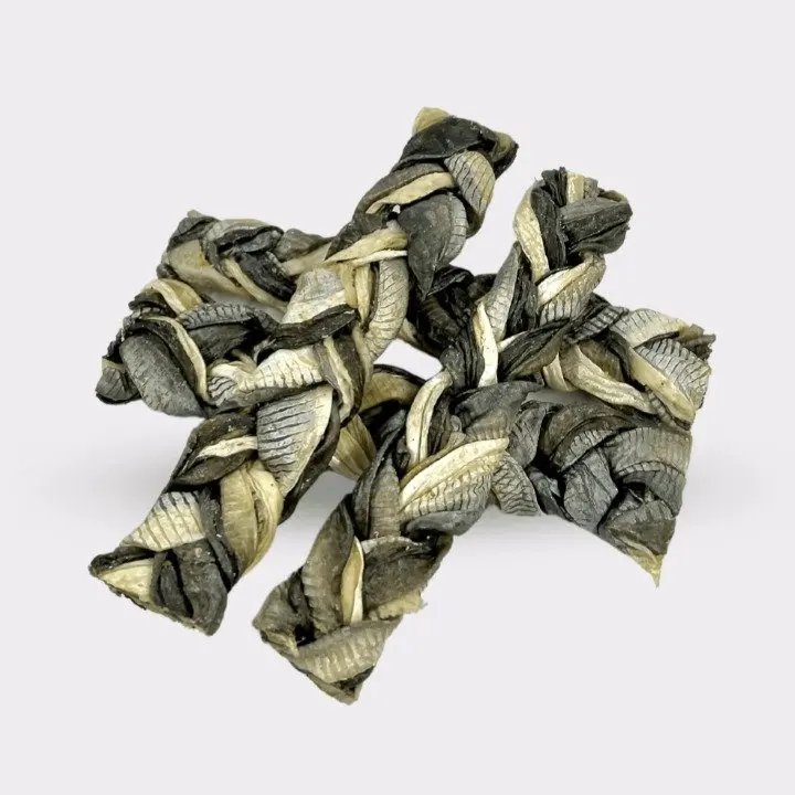 Wholesale Healthy Pet Puppy Food Chew Dog Snack Dried Pangasius Fish Skin