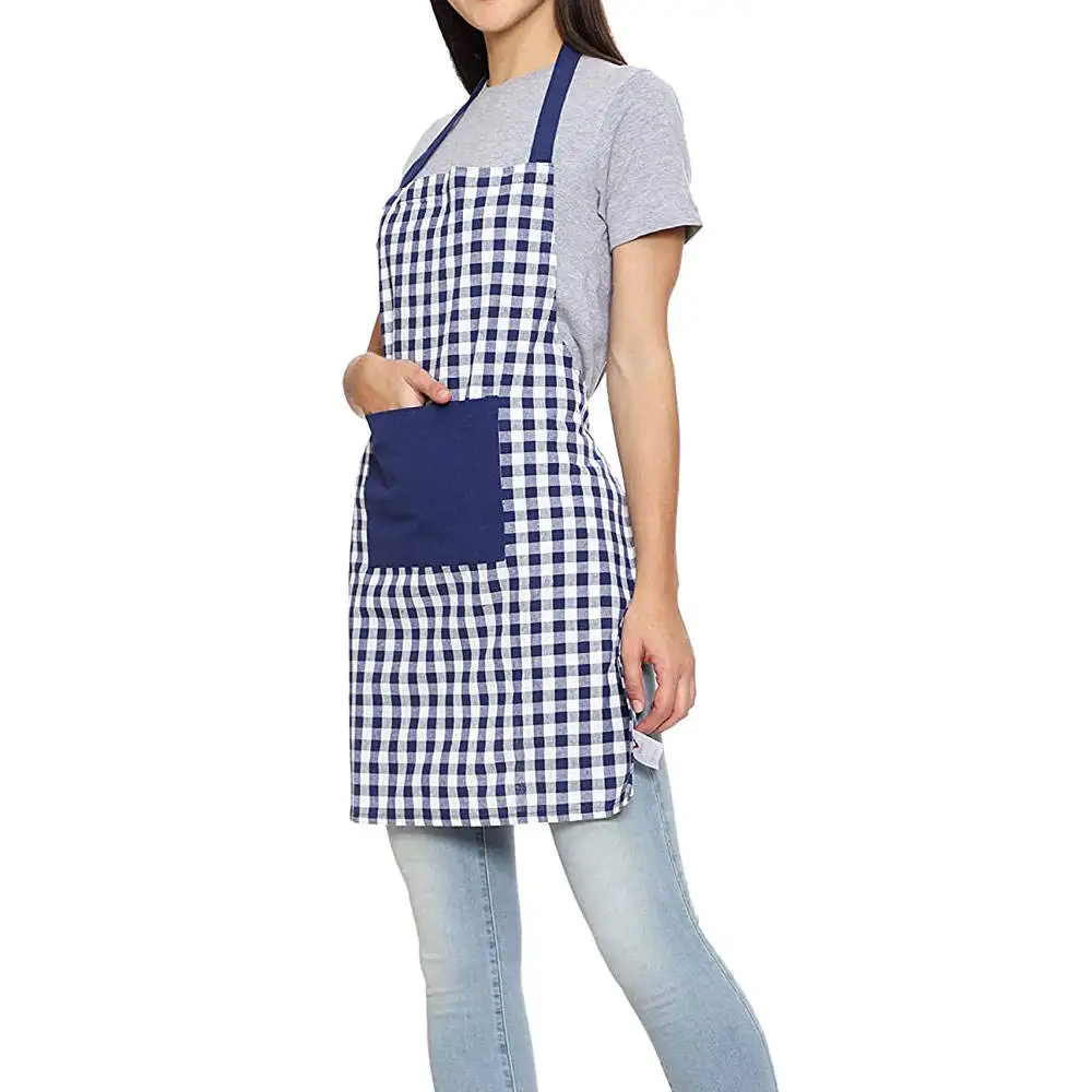 2024 Top Quality Custom Made Wholesale Polyester Aprons / Wholesale Comfortable To Wear All Sizes Kitchen Aprons