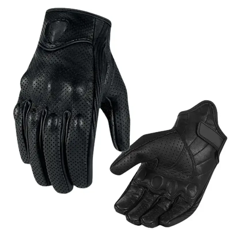 New Product Men Motorbike Leather Racing Gloves for Racers Riding Motorbike Glove Anti-Fall Breathable Motorcycle Gloves