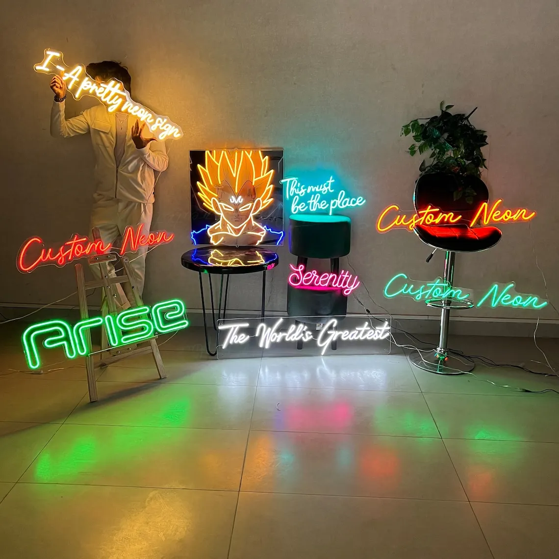 Customized led sign NO MOQ Fast delivery led neon signage neon letter custom neon led sign for led letreros