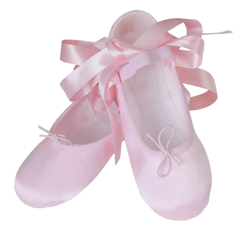 Top quality high elastic brown ballet dance shoes split sole ballerina Slippers dancing shoes for girls Casual Women Shoes