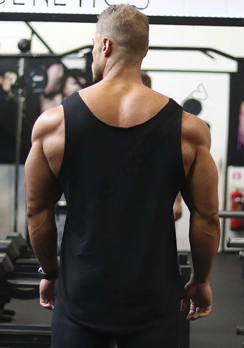 GYM KING классические негабаритные Топ без рукавов в винтажном стиле; Большие размеры мужские из джерсовой ткани детский комбинезон/майка для мужчин жилет бодибилдеров