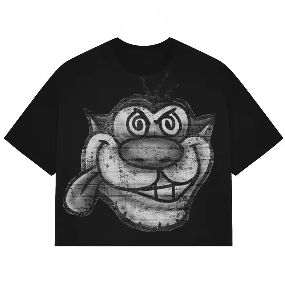 Trending Boxy T Shirts Fit Cropped oversized Wholesale hip-hop Heavy Gsm Premium Cotton Men Casual Knitted t shirt for unisex