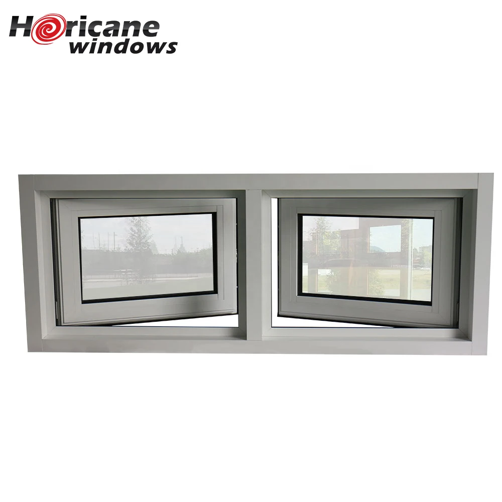 Modern Design for Maximum Ventilation Inward Opening Secure Locking Double Casement Hurricane Resistant Window