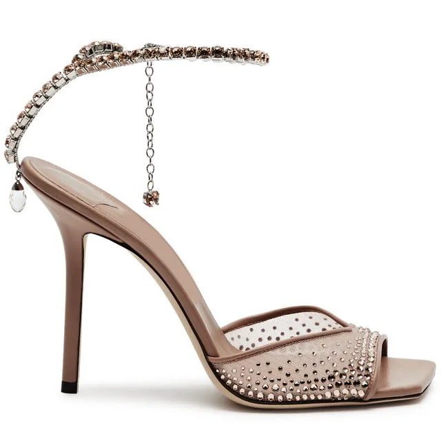 Good Quality Cheap Fashion Trending Designer Handmade High Heels Sandals For Woman Shoes Matching Dress Shoes Heels