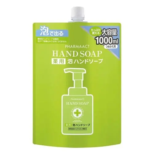 PHARMAACT Medicated Foam Hand Soap Refill Large Capacity