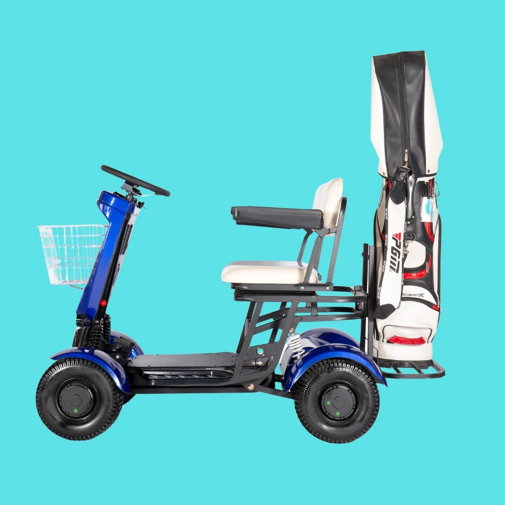 (Golf01) 3200W 4 Motor 4 Wheel All Wheel Drive Elderly Mobility E Scooter Golf Kart Golf Equipment