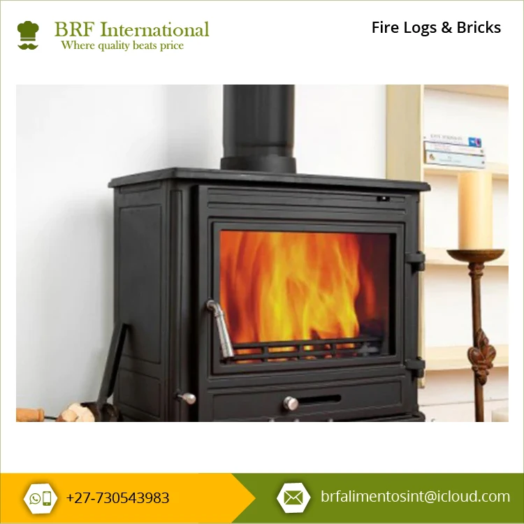 Easy to Use Intense Heat Output Compressed Wood Fire Logs & Bricks for Genuine Bulk Buyers