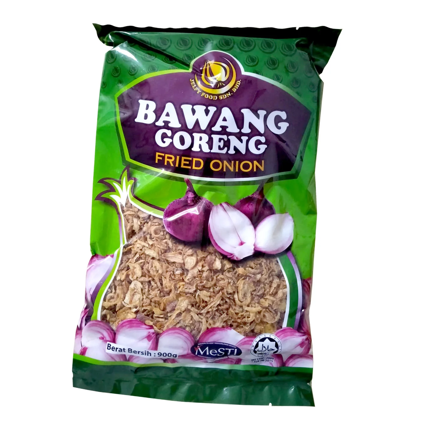 Recommended Food Garnishes Crispy Fried Shallots From Malaysia 900g Fried Onion in Plastic Packaging