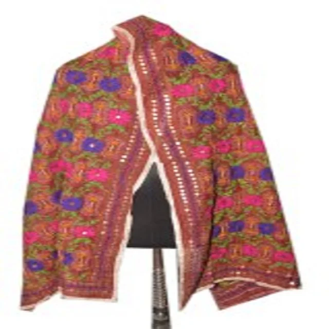 Latest collection of hand embroidery beachwear phulkari dupatta Hand Embroidery phulkari dupatta