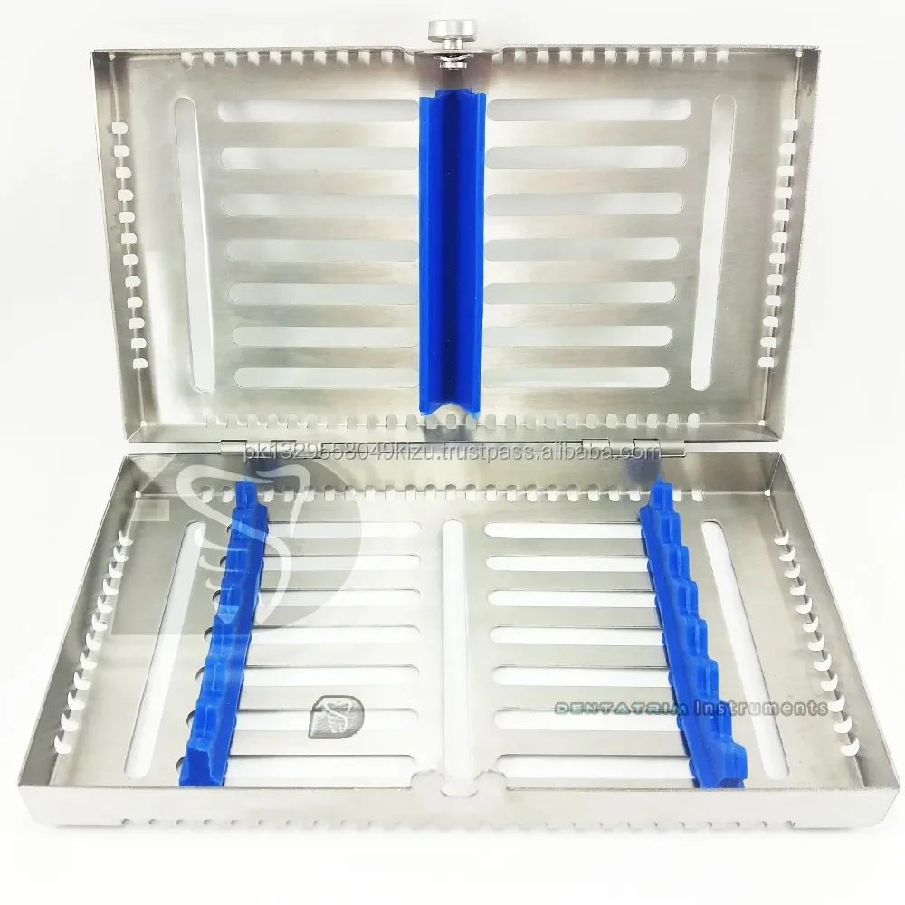 New Arrival Dental Autoclave Sterilization Cassette Tray Stainless Steel (All size Available) Rack Box Tray CE ISO Approved