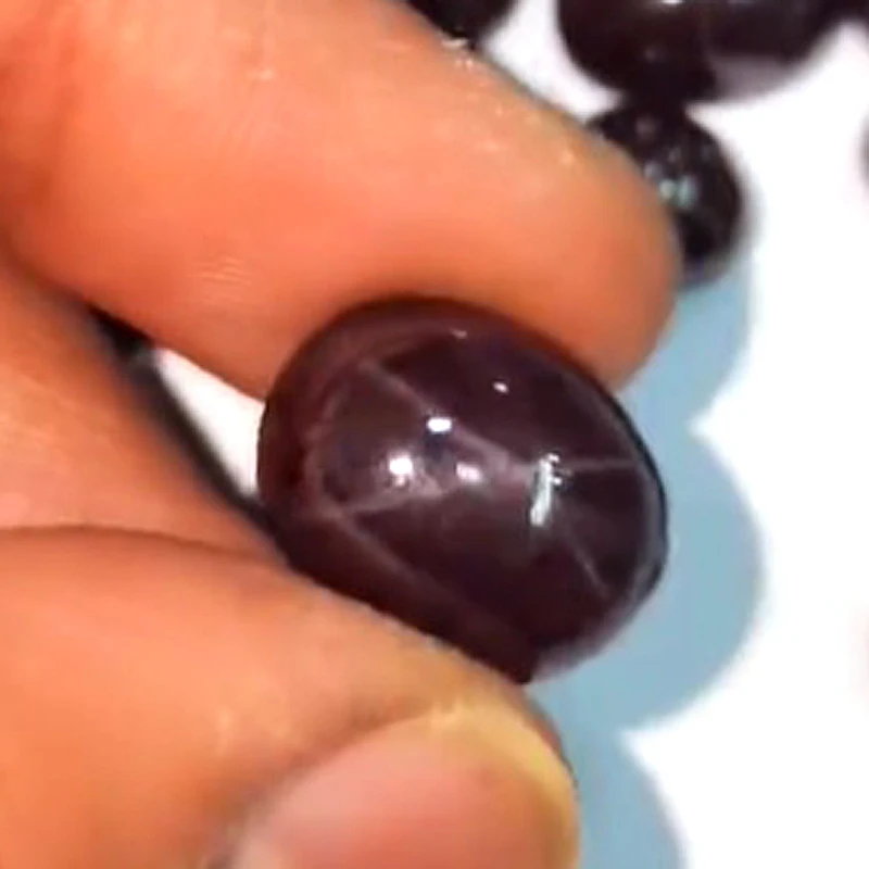80 Pcs of Natural Star Garnet 10mm to 18mm Oval Cabochon 900 cts lot Iroc Sales Star garnet Oval Loose Gemstone Cab