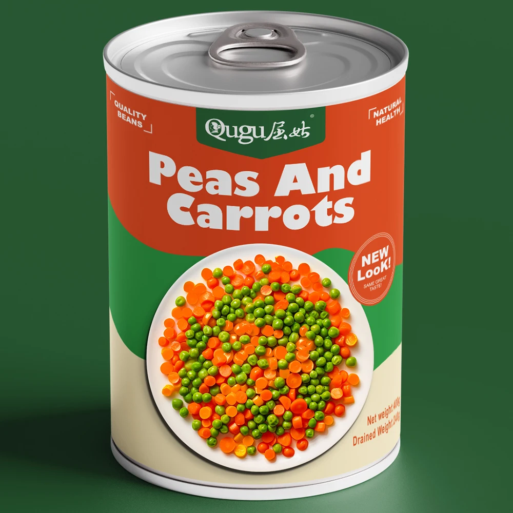400g Factory Line Canned Mixed Vegetables Canned Peas with Carrots