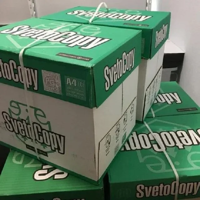 Оптовая продажа 100% целлюлозы 80 г/м2 бумага SvetoCopy A4 копировальная заводская цена
