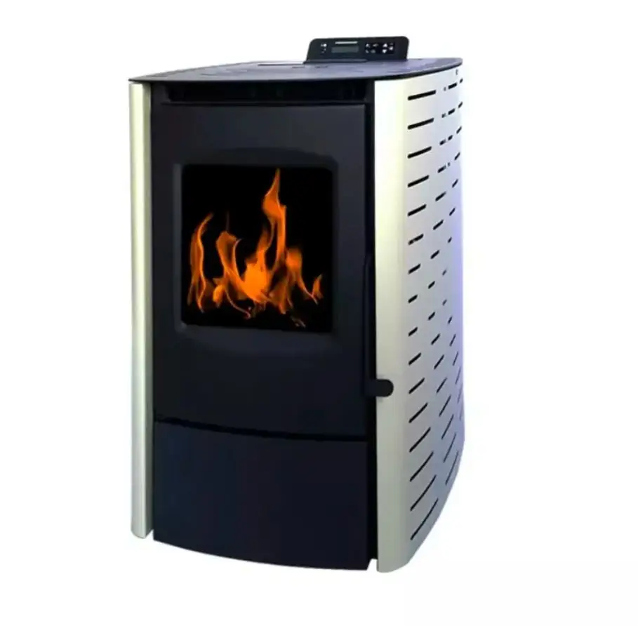 Eco-Friendly Indoor Heating Stove - Burns Wood Pellets & Logs for Efficient Warmth in Homes and Small Spaces