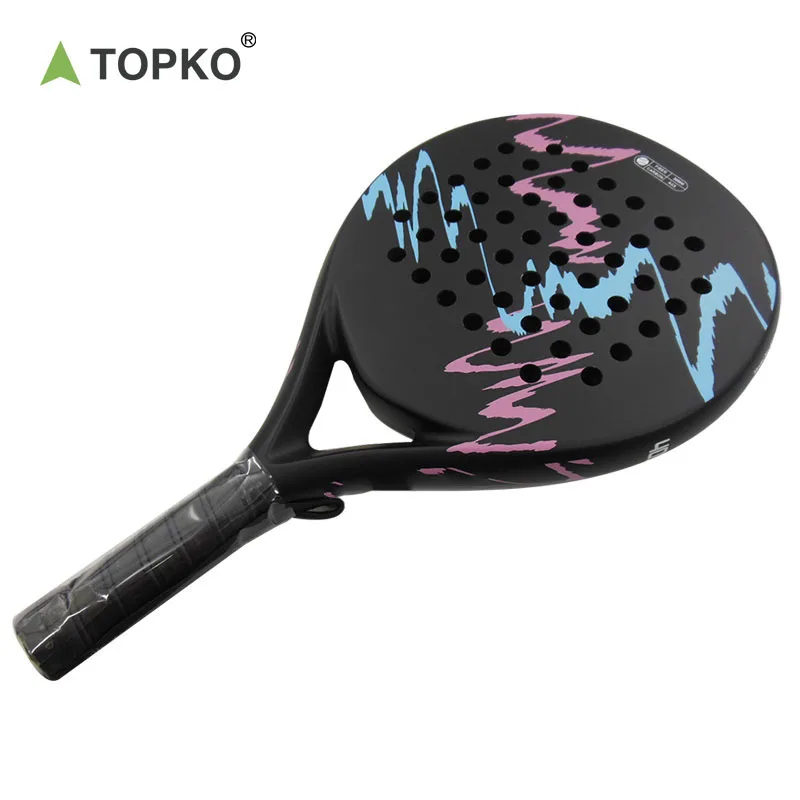 TOPKO Paddle Racket Padel Tennis Racket/Shovel/Bat High Quality for Match Training beach racket