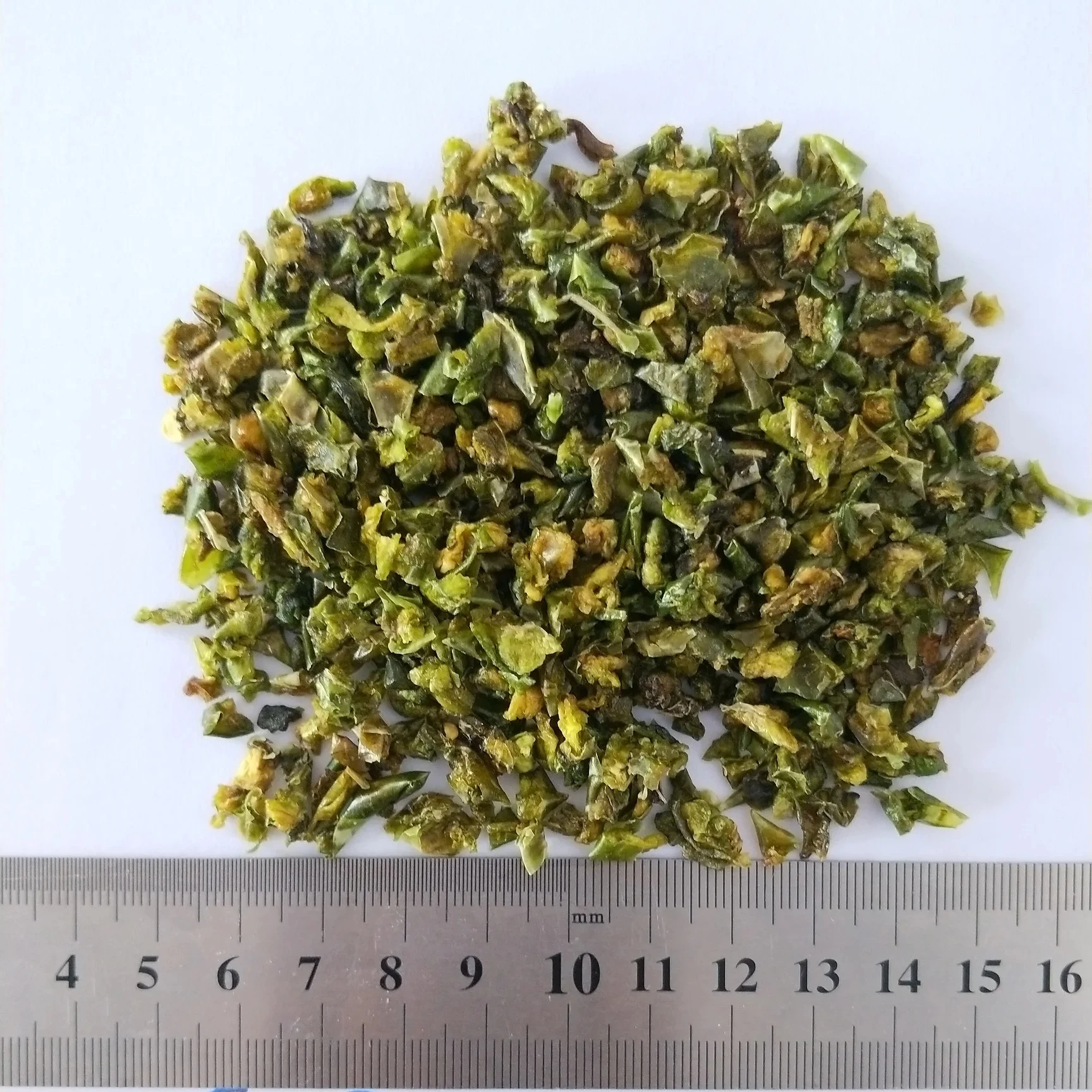 New crop Dried Green Bell Pepper/Dehydrated Green Paprika with Food Grade