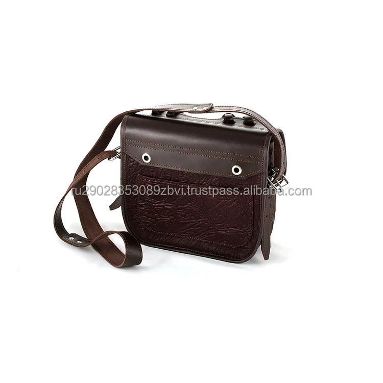 Охотничья сумка из натуральной кожи с художественной росписью лучшее качество ручная