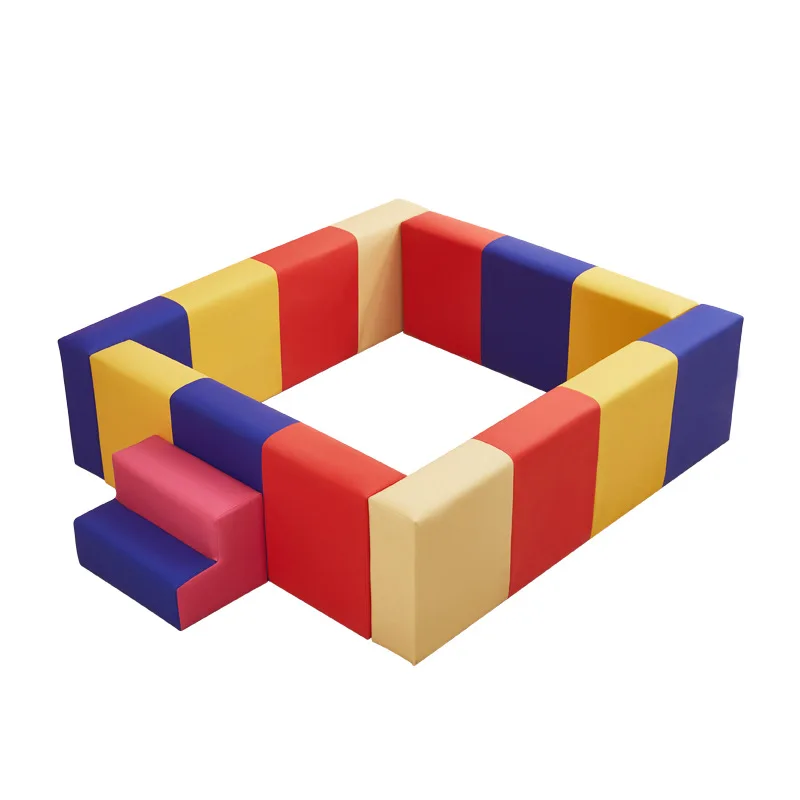 Kids Square Small Ball Pool Play Sets Kids Ball Pit Games, Children Soft Play Equipment Toys for Kindergarten Home Use