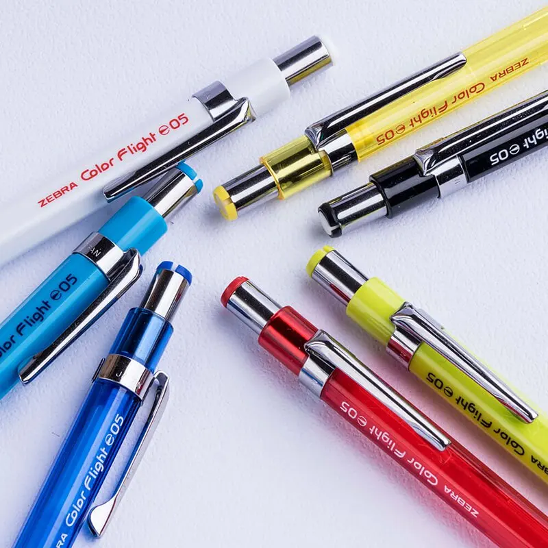 Color Flight Drawing Automatic Mechanical Pen Hex Axis(Order Remark Model)
