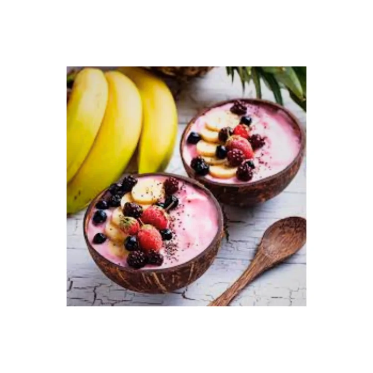 Coconut Shell Bowl Bulk Top Sale Natural Handicraft For Fruits Salads Ready To Ship Made In Vietnam Manufacturer