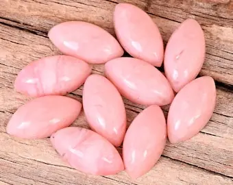 Natural Strawberry Pink Opal Pear Shape Loose Gemstone For Making Jewelry At Best Price Best Quality Custom Sizes Available