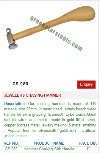 GS 1271B Wood Bur and File Holder for Jewelry Tools for Hammer-Jewellery Tools