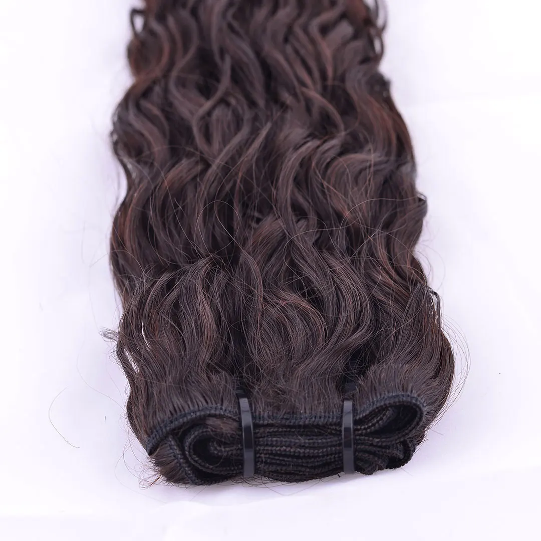 Raw Unprocessed Natural Curly Hair Bundle Original Estate Curly Hair Vendor Top Style Wavy and Straight hair Extensions Fre