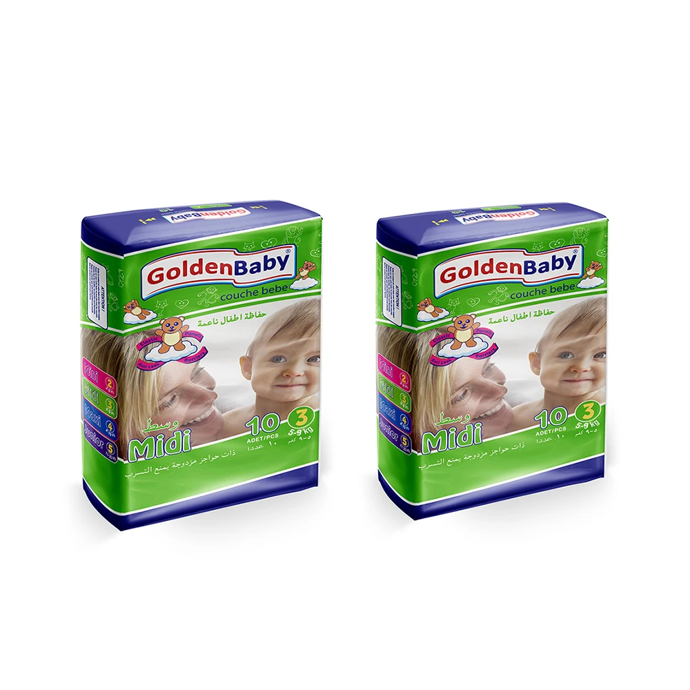 Bulk Supplier New Golden Baby Bay Diaper Midi 10 Pcs 5 To 9 Kg New Golden baby Bay Diapers at Best Price Golden Baby Diaper