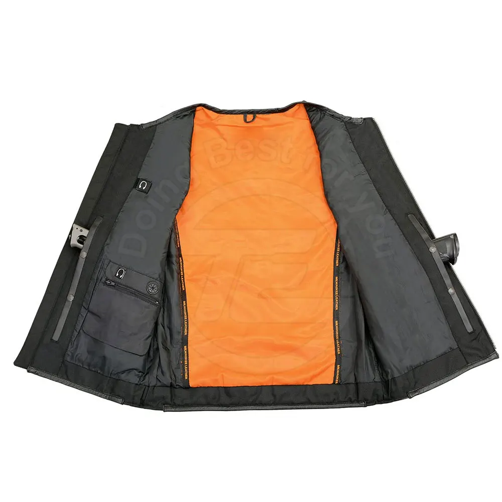 2024 Men Casual Wear And Premium Quality With Latest Design For Men Fashionable Leather Vest