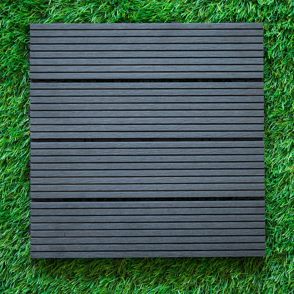 Decking outdoor decking garden composite with wood plastic Garden decking factory directly