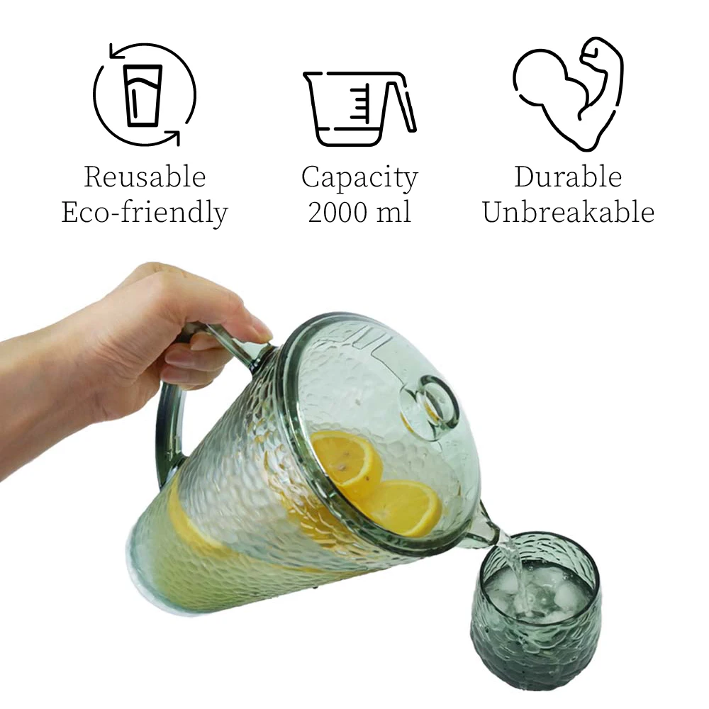 [Holar] тайваньский изготовленный на открытом воздухе для домашней вечеринки сервис пищевых продуктов отеля акриловый большой пластиковый кувшин с крышкой