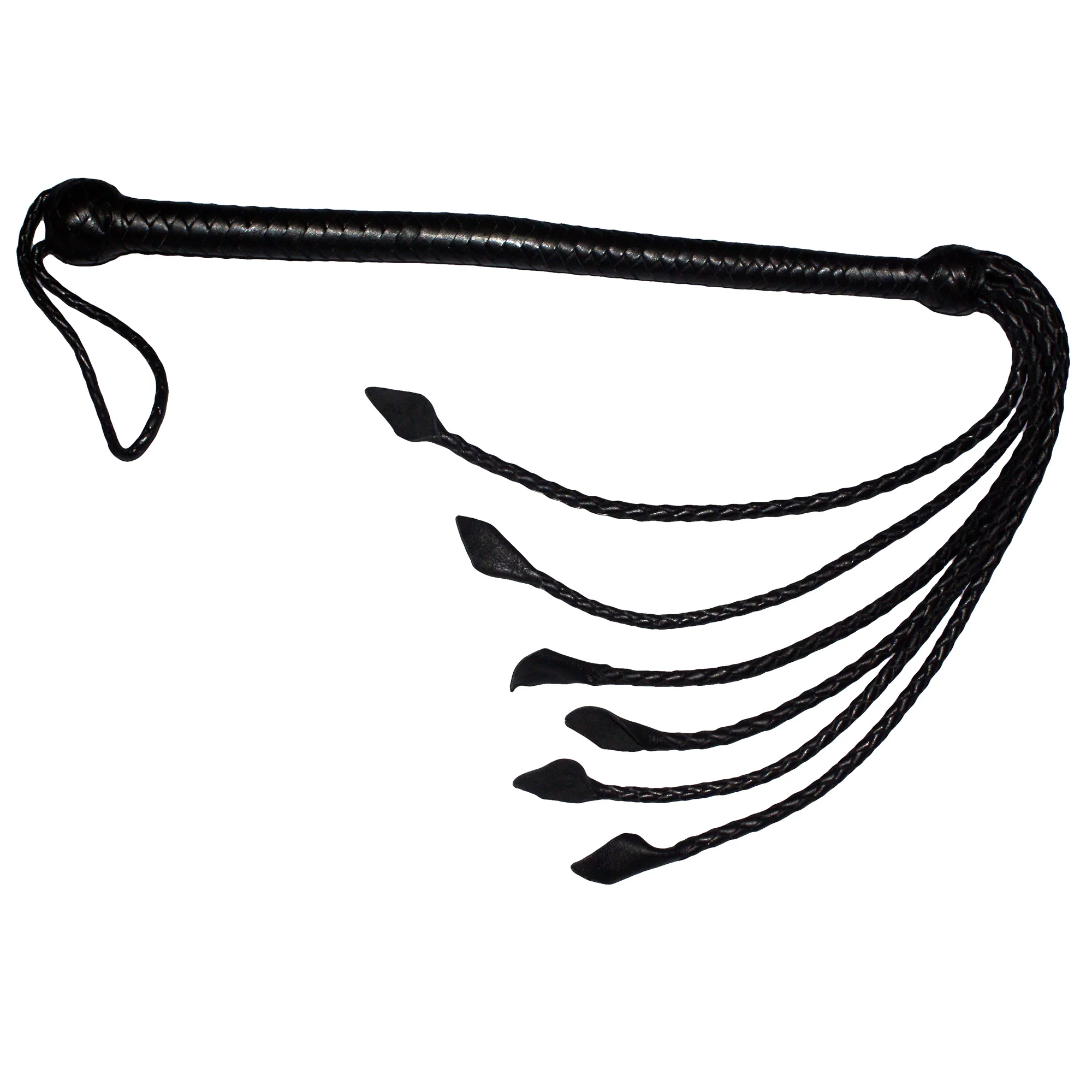 HMB-516E LEATHER BULL RIDING WHIPS FLOGGER BULLWHIP HEAVY DUTY STICK FRINGES FRAY STYLE FLOGGERS