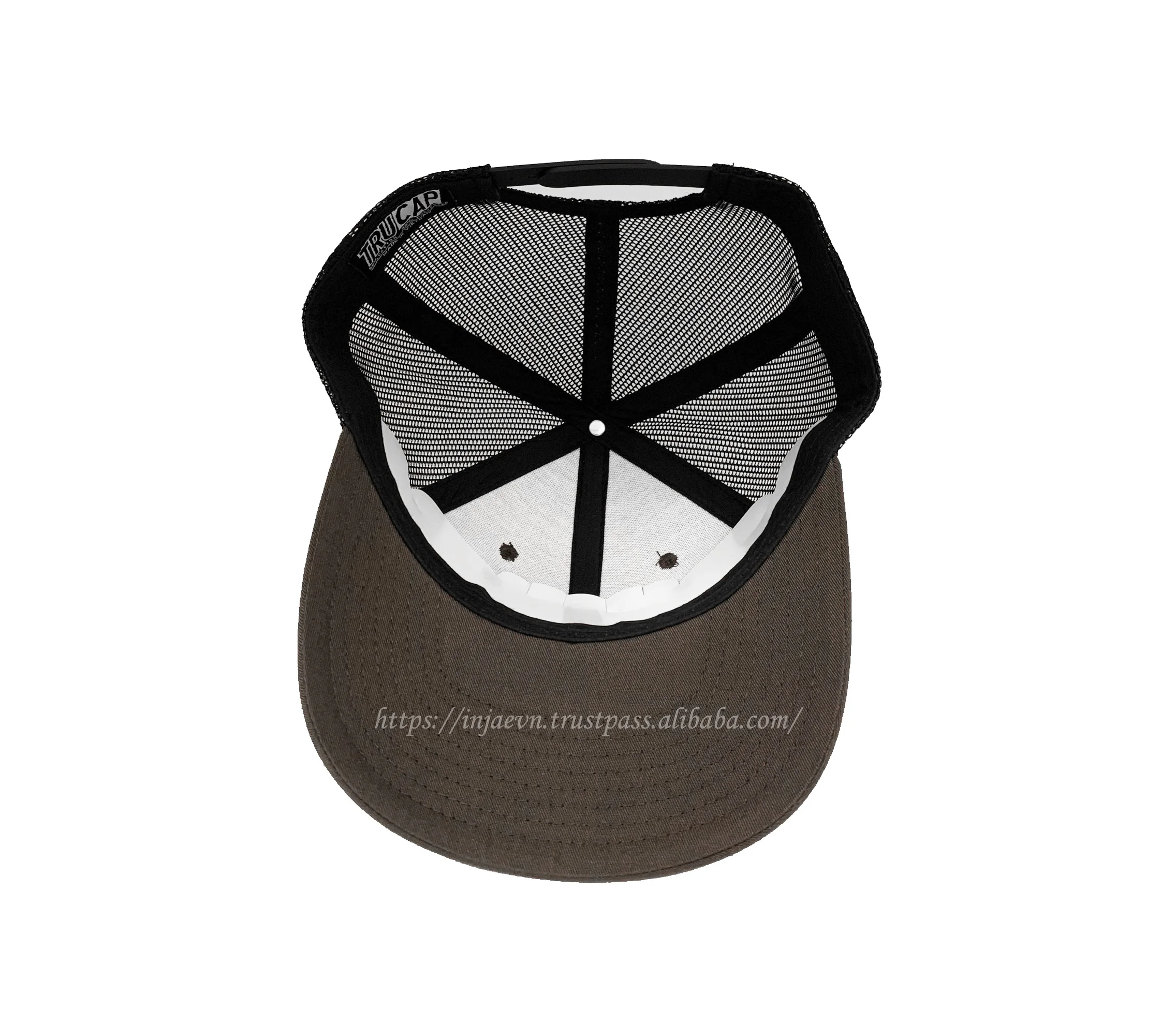 Custom Plain Brown Trucker Hats Mesh High Quality Trucker Hats Sports Cap Wholesale in Vietnam