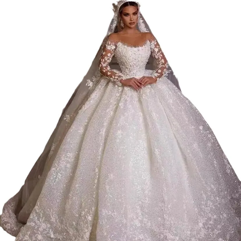 New Materials ODM OEM mermaid wedding dresses 2024 wedding dress with rhinestones