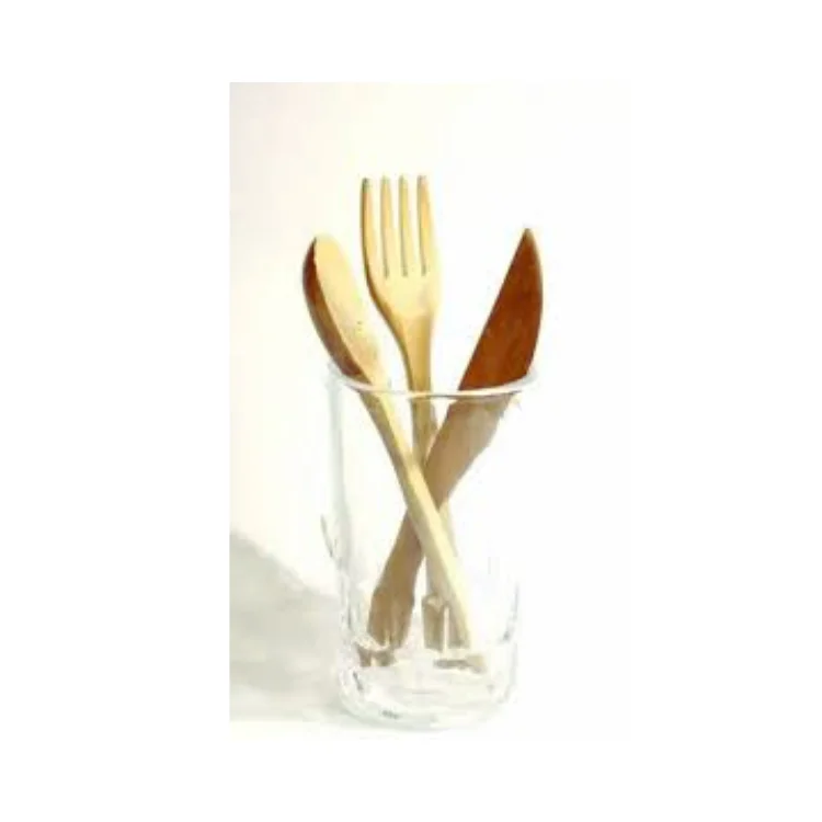 Knife Fork Spoon Cheap Price Sustainable For Kitchen Wood Customized Logo From Vietnam Manufacturer
