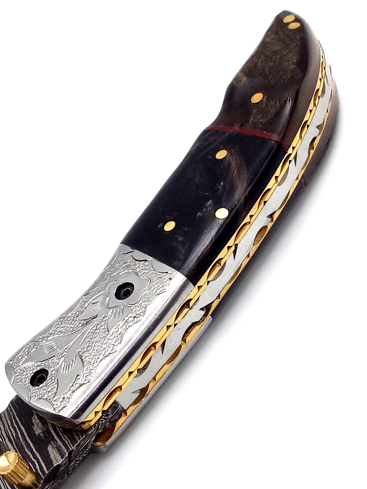 New Style Outdoor Camping Hunting Folding Pocket Knife Wholesale Folding Knifes With Black Resin Handle Handmade Pocket knives