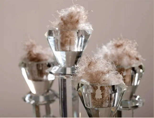 high cleanliness natural raw materials wholesale 90% washed grey goose down feathers