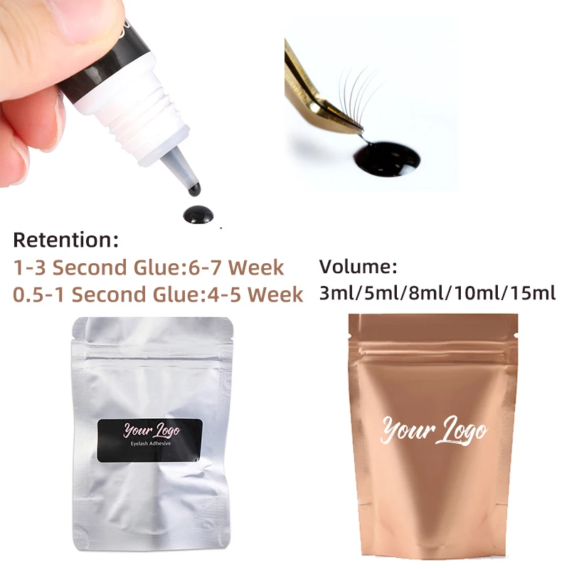 Wholesale Private Label Low Humidity Best Lash Adhesive Eyelash Extension Glue Korea