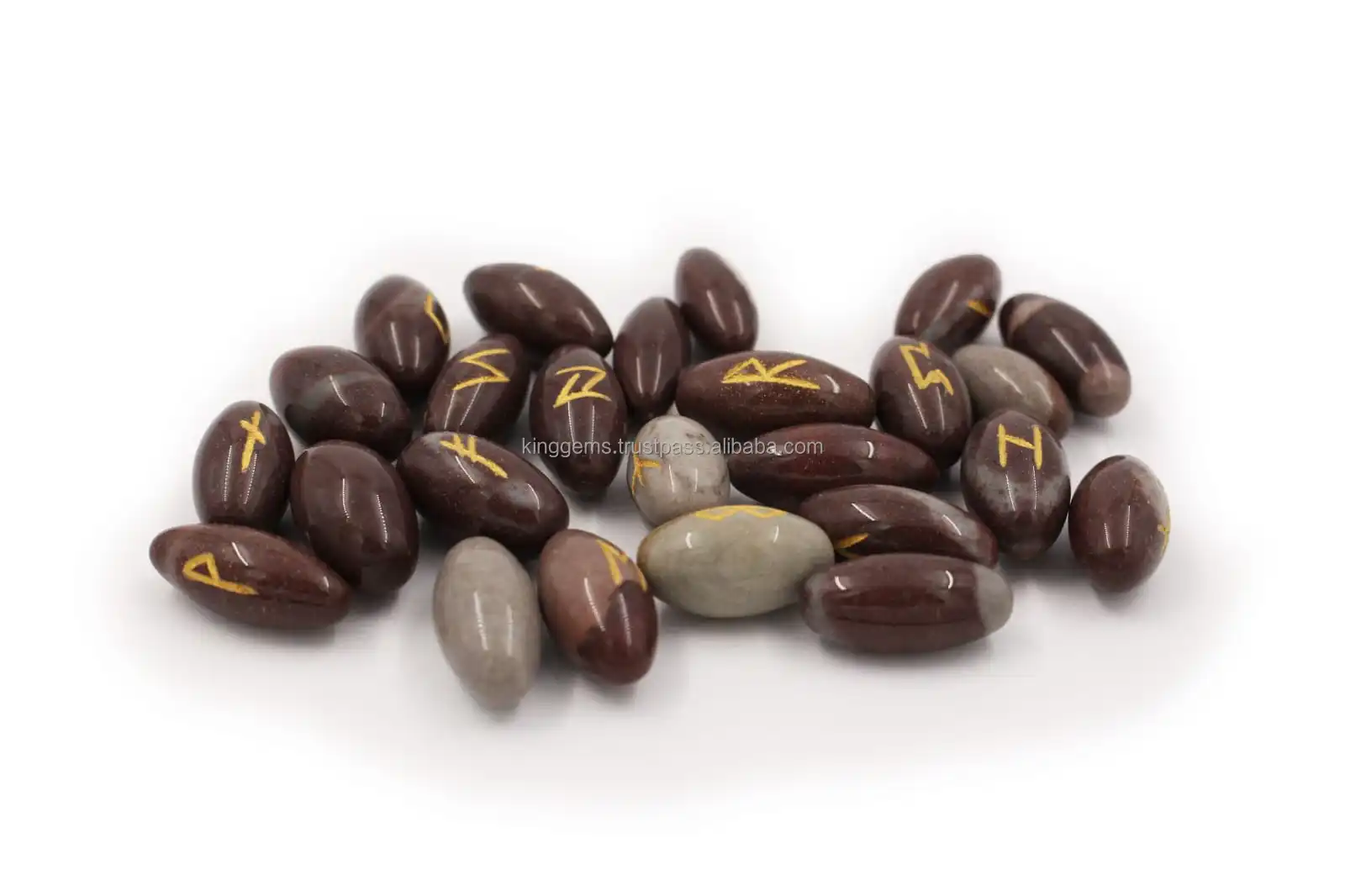 BEST QUALITY  NATURAL NARMADA SHIVA LINGAM RUNE SETS HEALING CRYSTALS 25 PIECES ENGRAVED SHIVA RUNE SET STONES AGATE RUNE SET