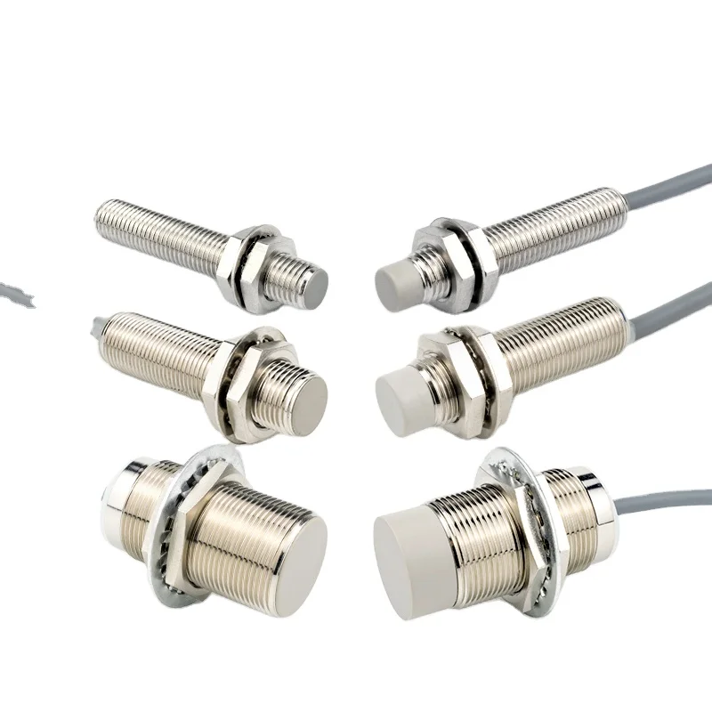 12mm 18mm 30mm detecting distance inductive proximity sensor flush or nonflush inductive sensor
