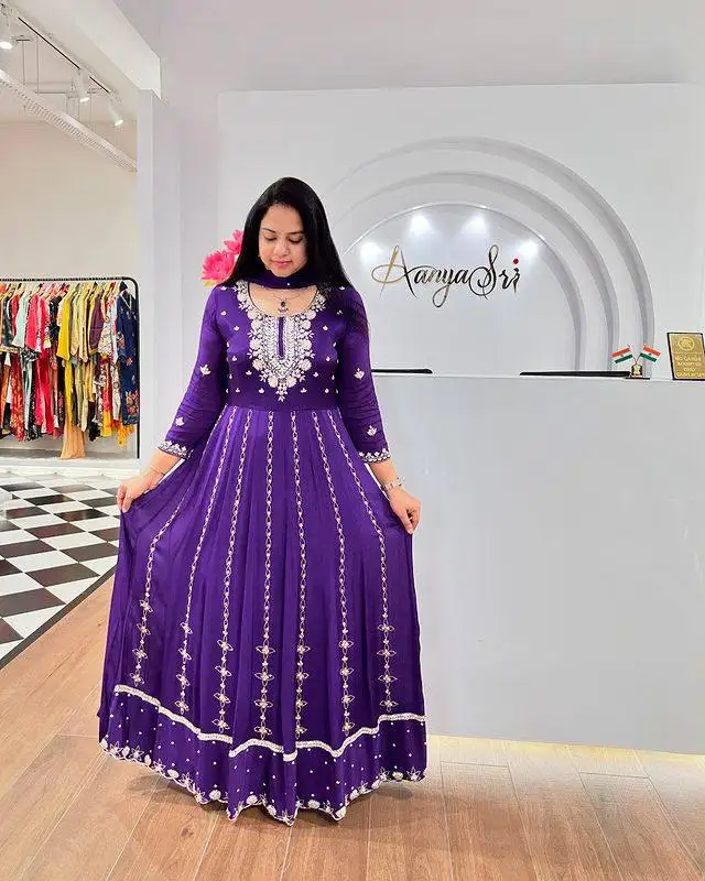 Пакистанское Хлопковое платье Salwar Kameez Anarkali Платье Анаркали платья женские индийские