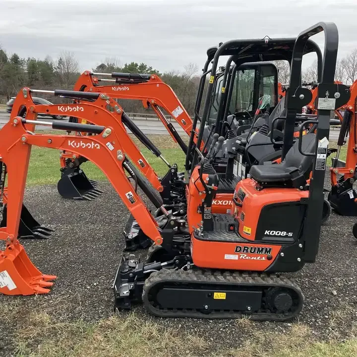Небольшой экскаватор компактные экскаваторы Kubota K008-5 мини kubota трактор для продажи