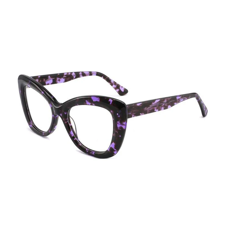 Custom Logo acetate glasses frames luxury eyewear Trendy Acetate Frames Optical Glasses Big Frame Women Designer Eyeglasses