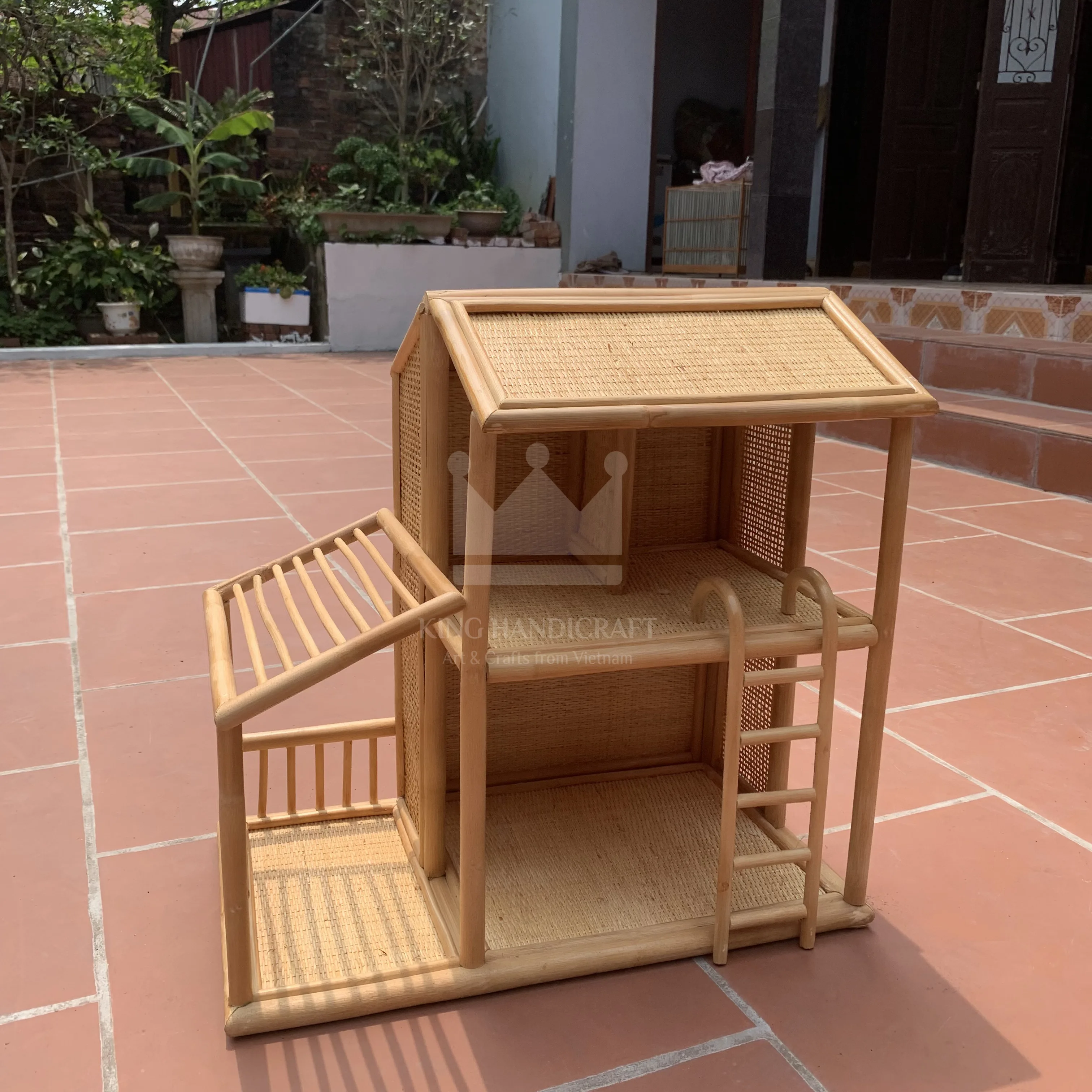 High Quality Dollhouse Little One Rattan Doll House Made in Vietnam For Wild Adventures For The Imagination