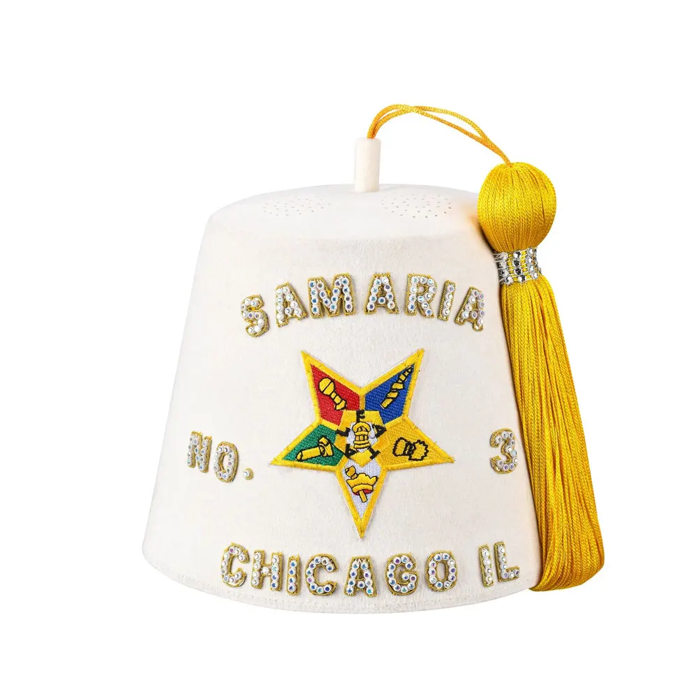 Top Trending Bullion Wire Work Shriner Fez Hats Top High Quality Shriner Fez Hats