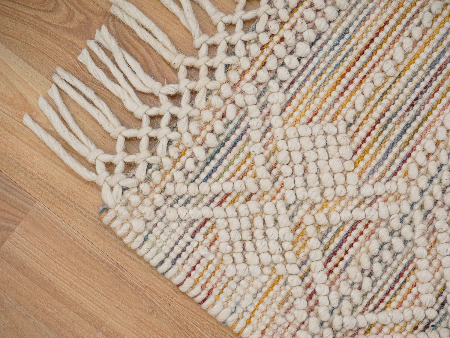 Experience the Beauty of Wool With Our Handwoven Rug Collection Wool Handwoven Rug Cotton Wool Handwoven Boho Rug