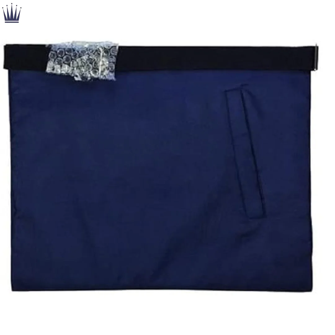 Masonic Blue Lodge Past Master Masons Silk Threaded Masonic Apron Craft Real Leather Apron Stitching & Needlework Wholesale